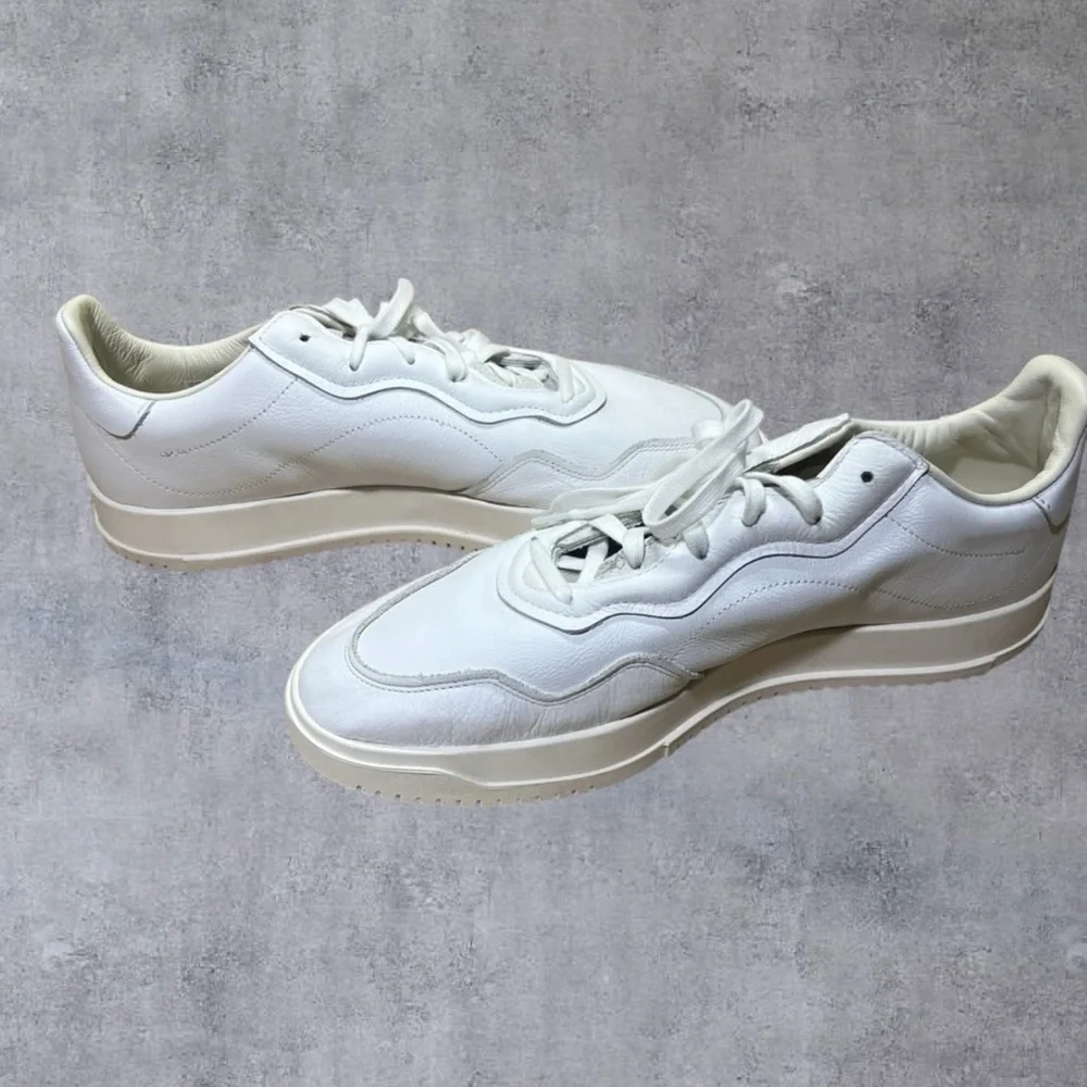 adidas SC Premiere Cloud White Leather Sneakers Men's 11.5 BD7583 Low Top Shoes